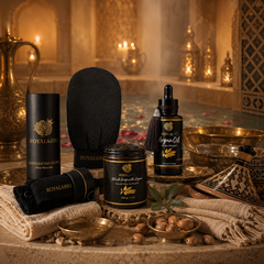 Hammam à l'Or liquide | Rituel Signature à l'Argan — ROYAL&BIO