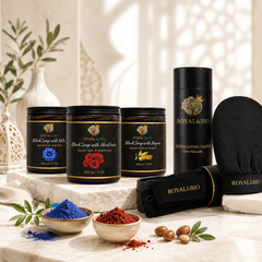 Rituel Hammam Royal | Ensemble Nettoyage & Gommage Marocain — ROYAL&BIO