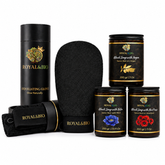 Rituel Hammam Royal | Ensemble Nettoyage & Gommage Marocain — ROYAL&BIO