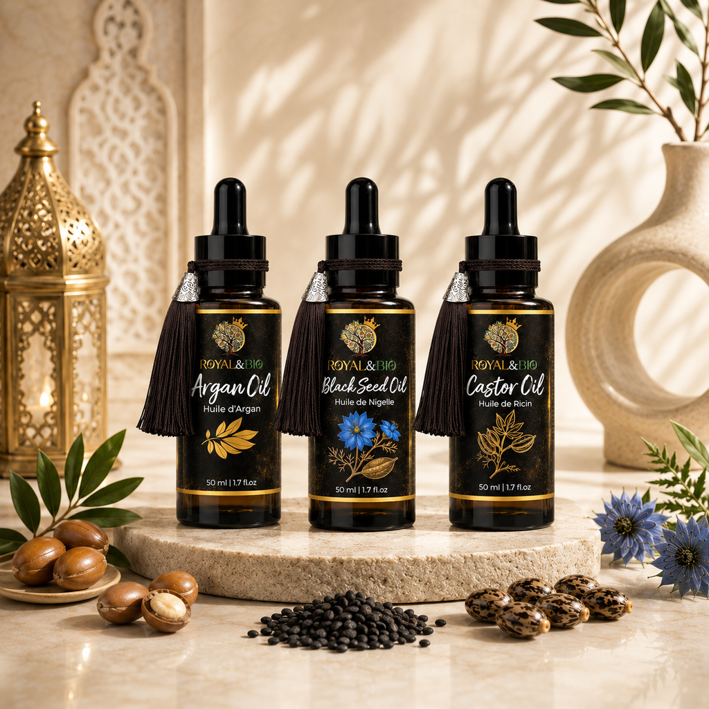 Kit de Croissance Capillaire Royal | Pack de 3 Huiles — ROYAL&BIO