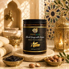 Royal Hammam | Savon noir marocain à l'Argan — ROYAL&BIO