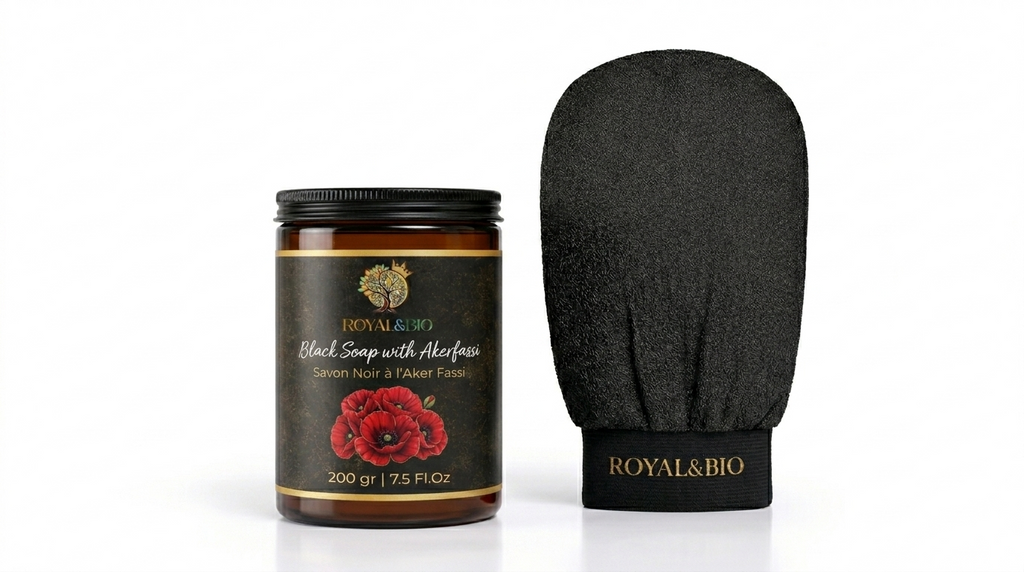Moroccan Black Soap with Aker Fassi