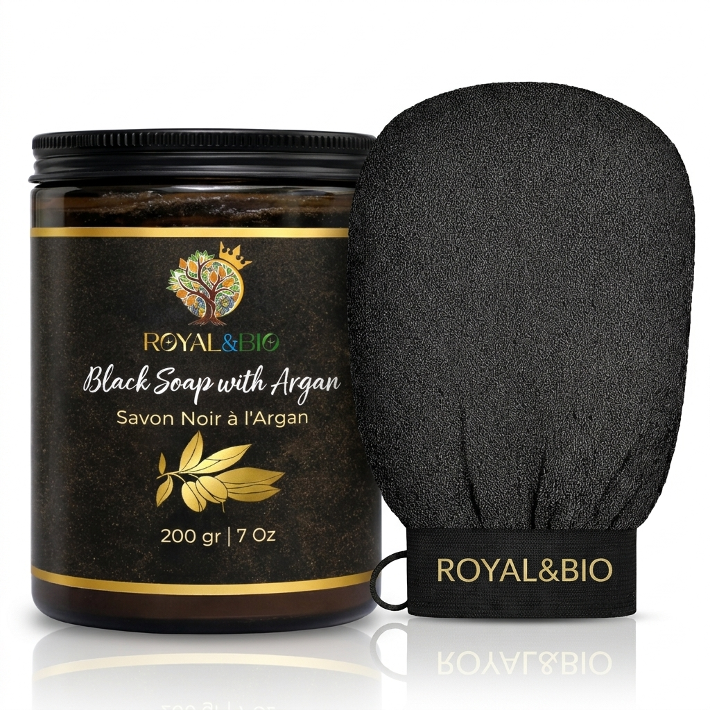 Moroccan Black Soap with Argan