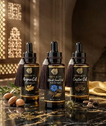 Kit de Croissance Capillaire Royal | Pack de 3 Huiles — ROYAL&BIO